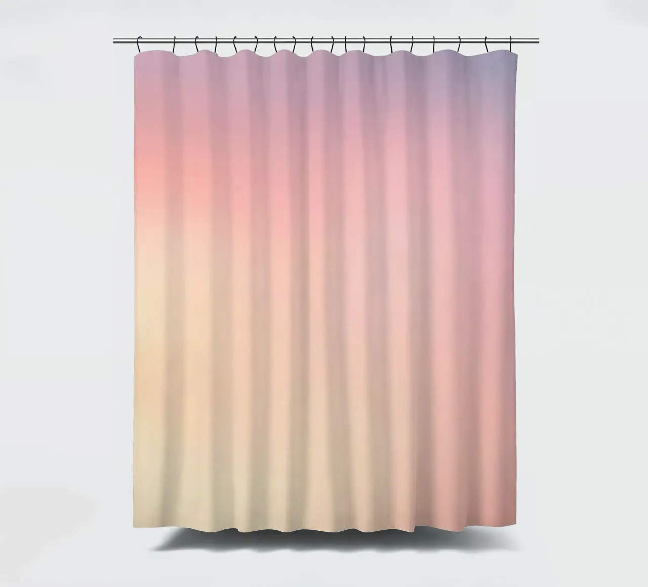 Soft pastel colors blend to create a calm background shower curtain by DesignDoodle