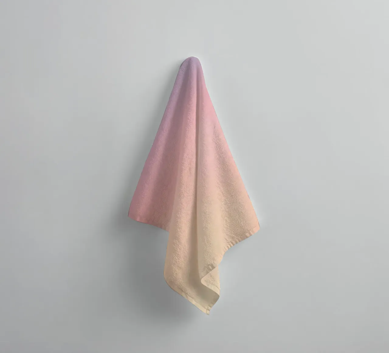 Soft pastel colors blend to create a calm background towel by DesignDoodle