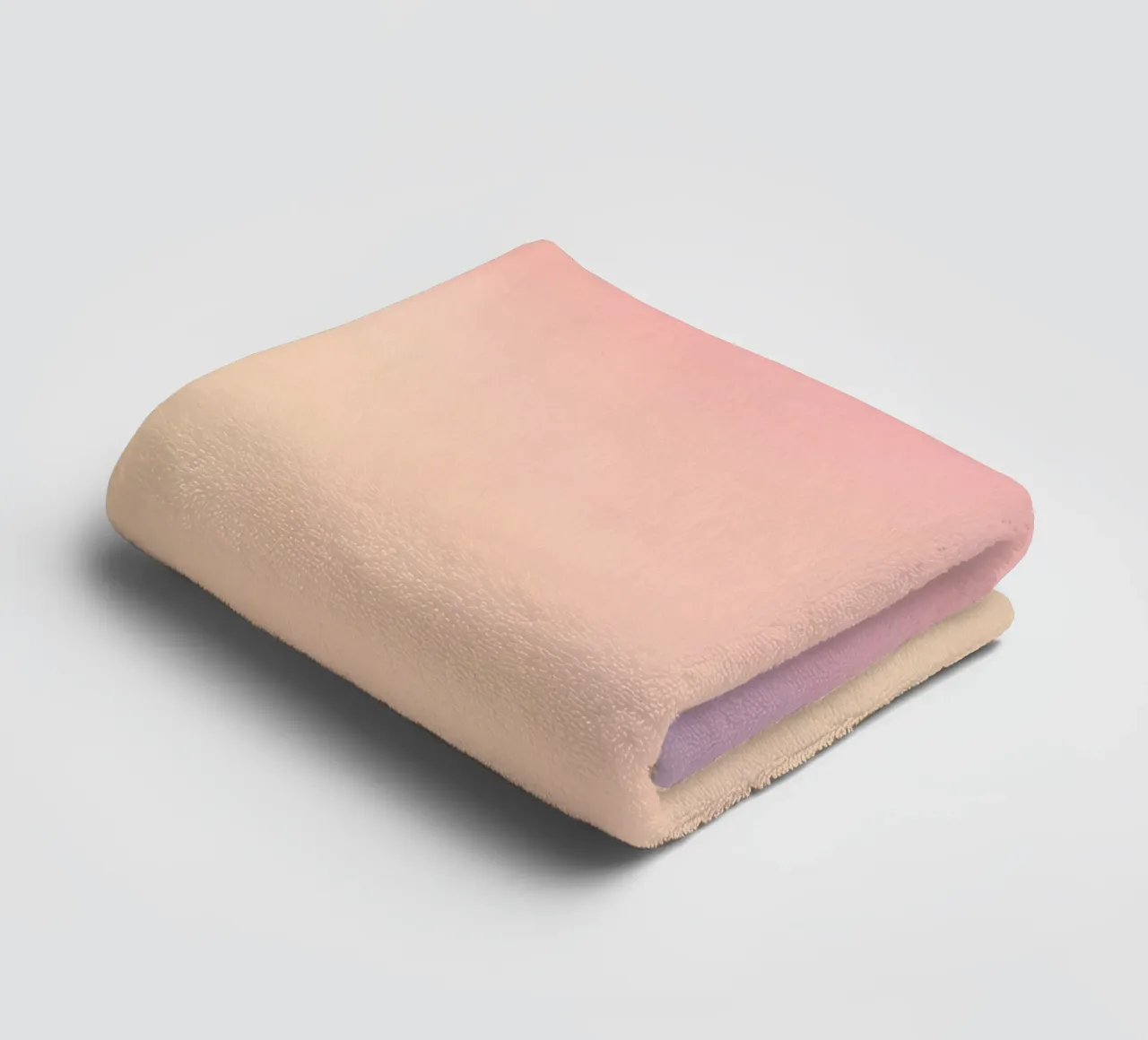 Soft pastel colors blend to create a calm background towel by DesignDoodle