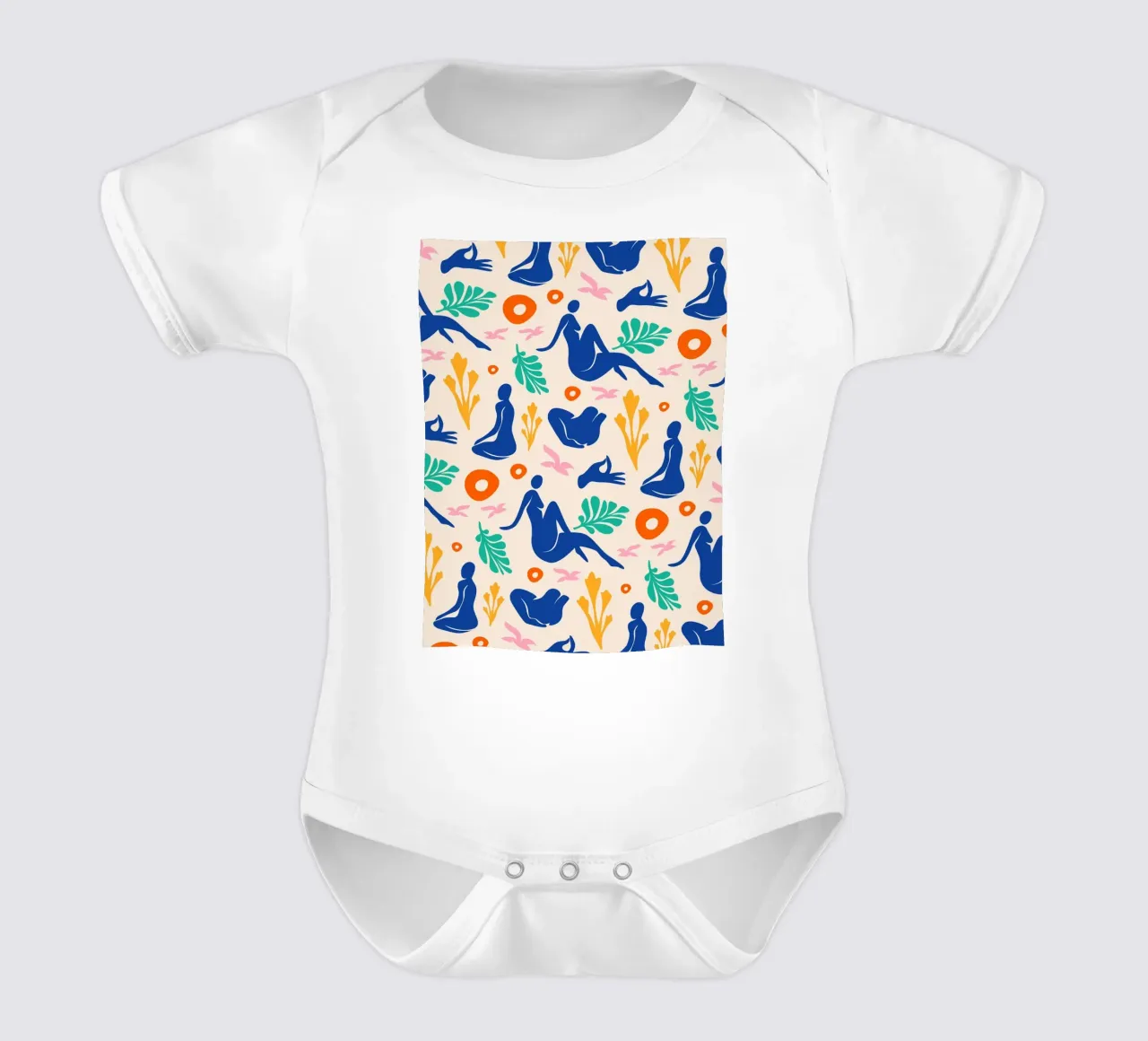 Non preoccupatevi body neonato maniche corte da Kintsugi99