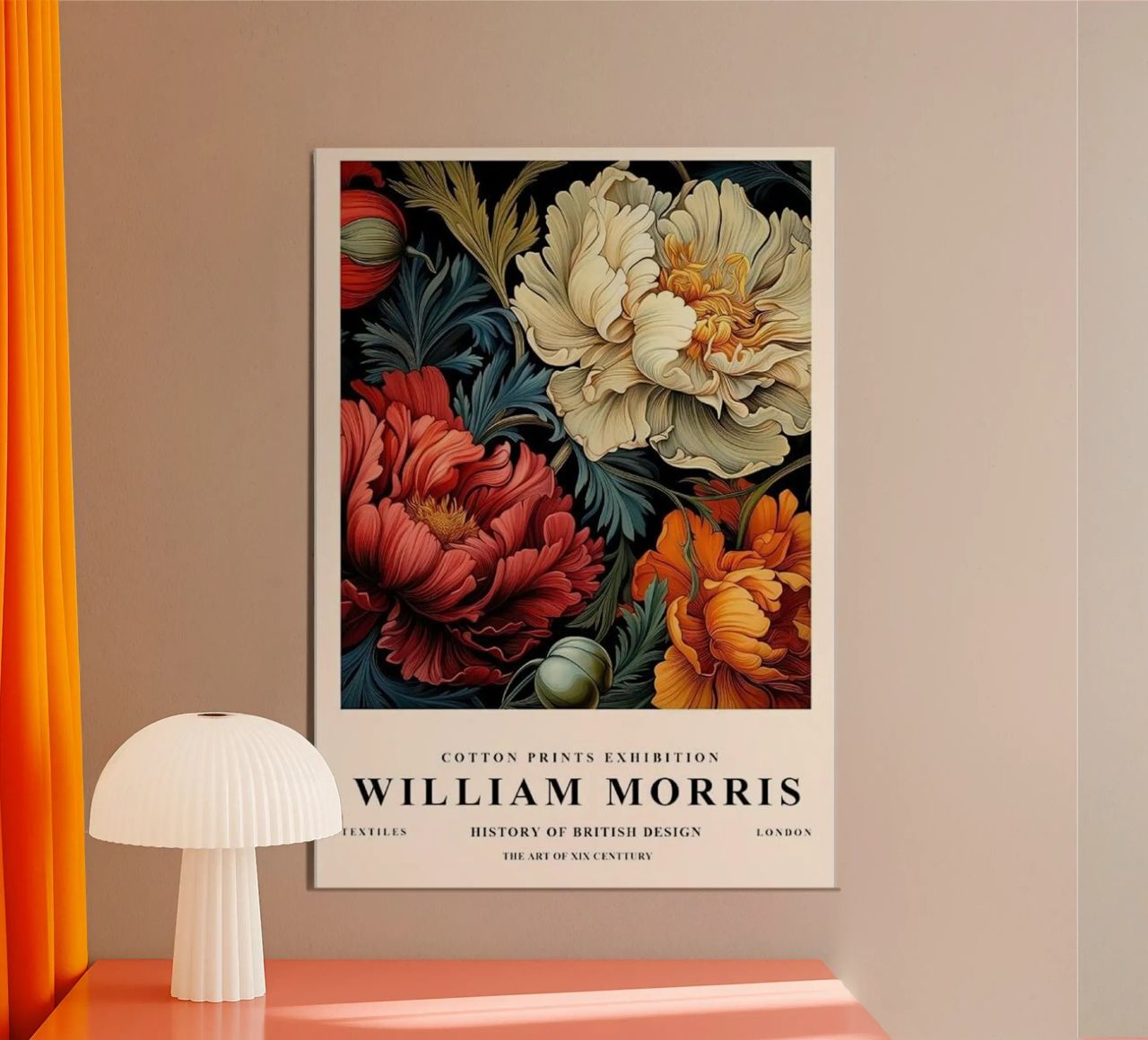 william morris - bunt blühende blumen Poster von Art Crew Kbm