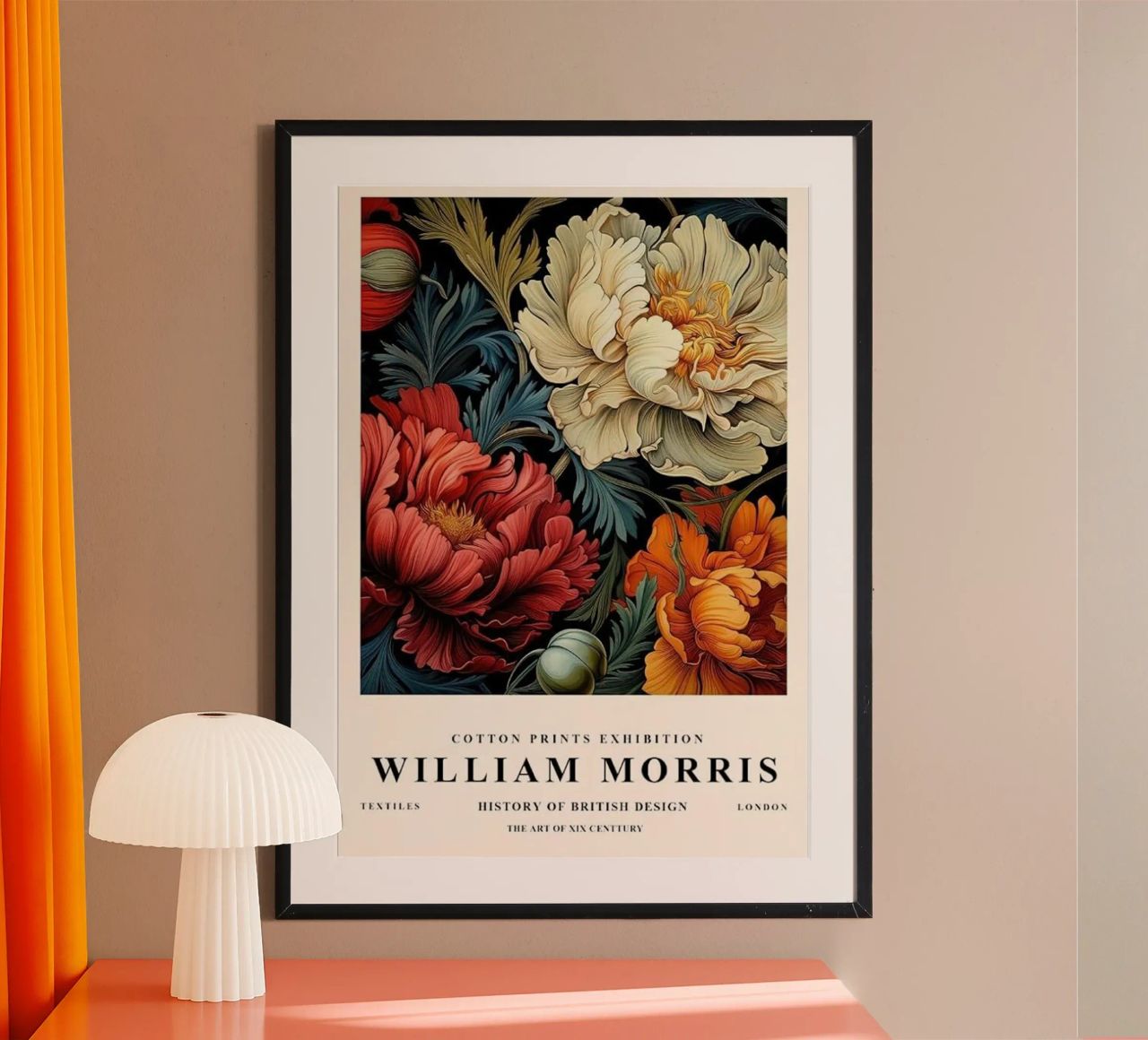 william morris - bunt blühende blumen Poster von Art Crew Kbm