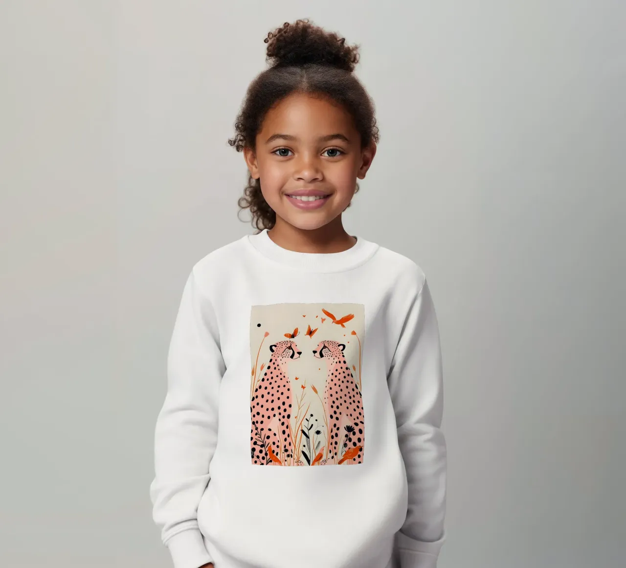 Psichedelico ghepardo macchie animali astratti stampa pop art felpa bambino da NorwesClub