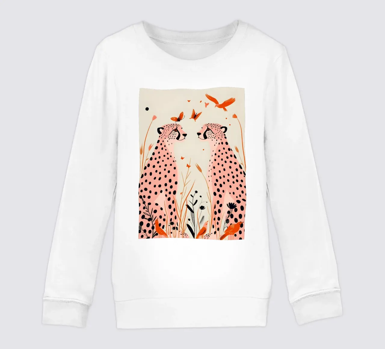 Psichedelico ghepardo macchie animali astratti stampa pop art felpa bambino da NorwesClub