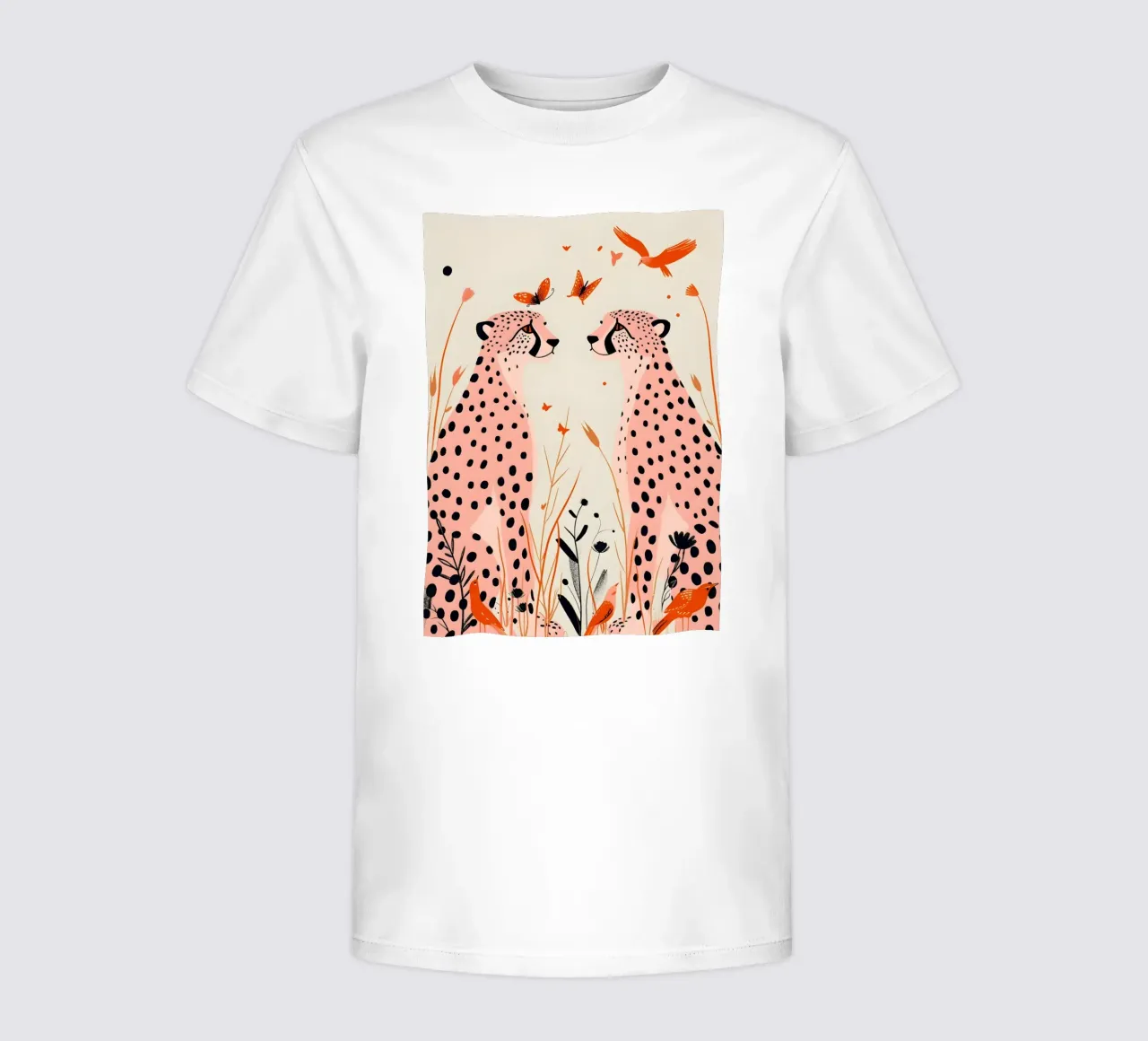 Psychedelic Cheetah Spots Abstract Animal Pop Art Print kids t-shirt by NorwesClub