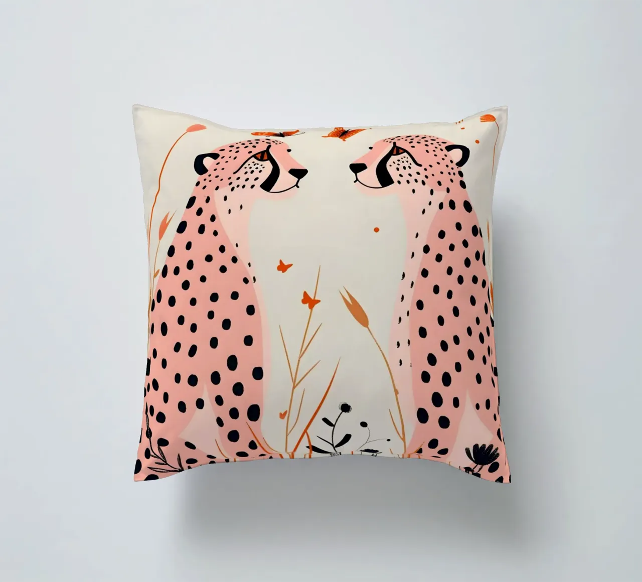 Psichedelico ghepardo macchie animali astratti stampa pop art cuscino da NorwesClub