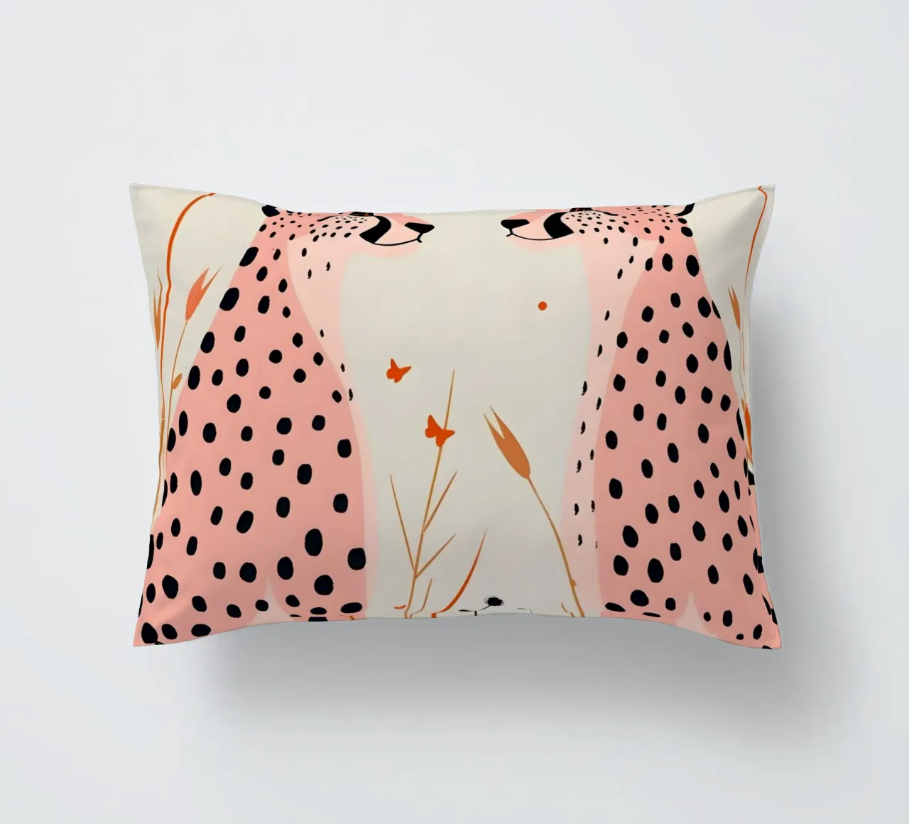 Psichedelico ghepardo macchie animali astratti stampa pop art cuscino da NorwesClub