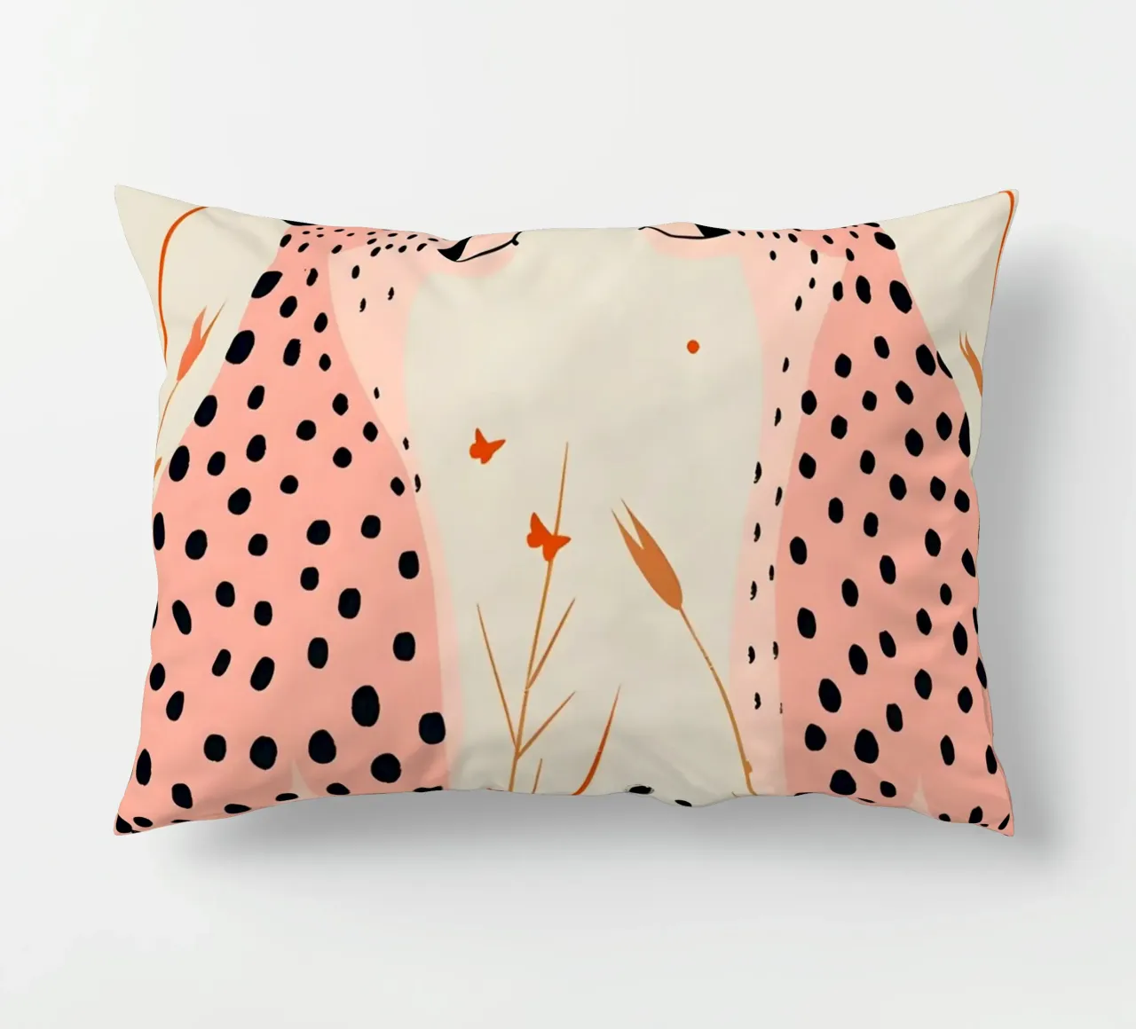 Psichedelico ghepardo macchie animali astratti stampa pop art cuscino da NorwesClub