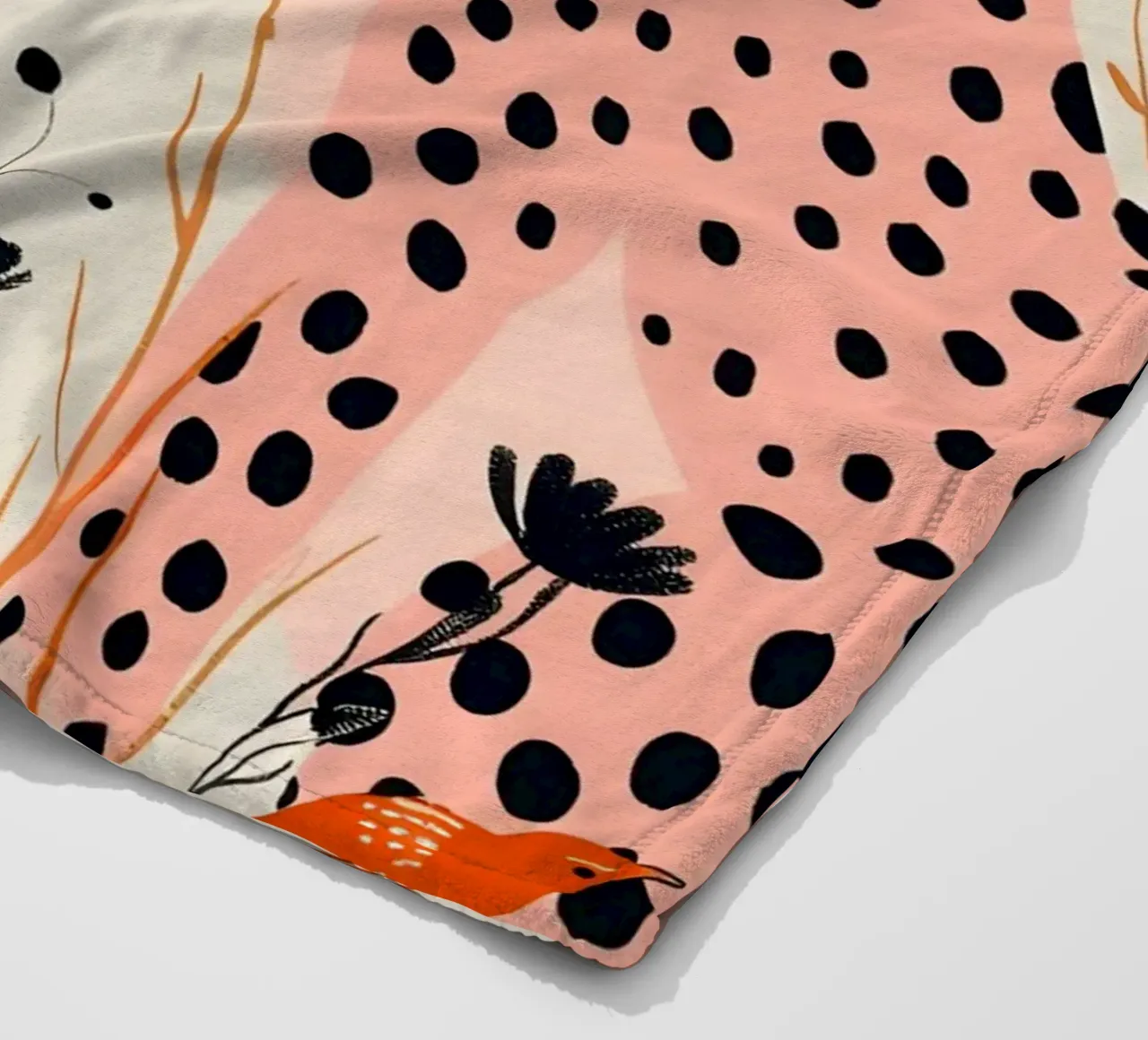 Psychedelische Cheetah Spots Abstract Dier Pop Art Print fleecedeken van NorwesClub