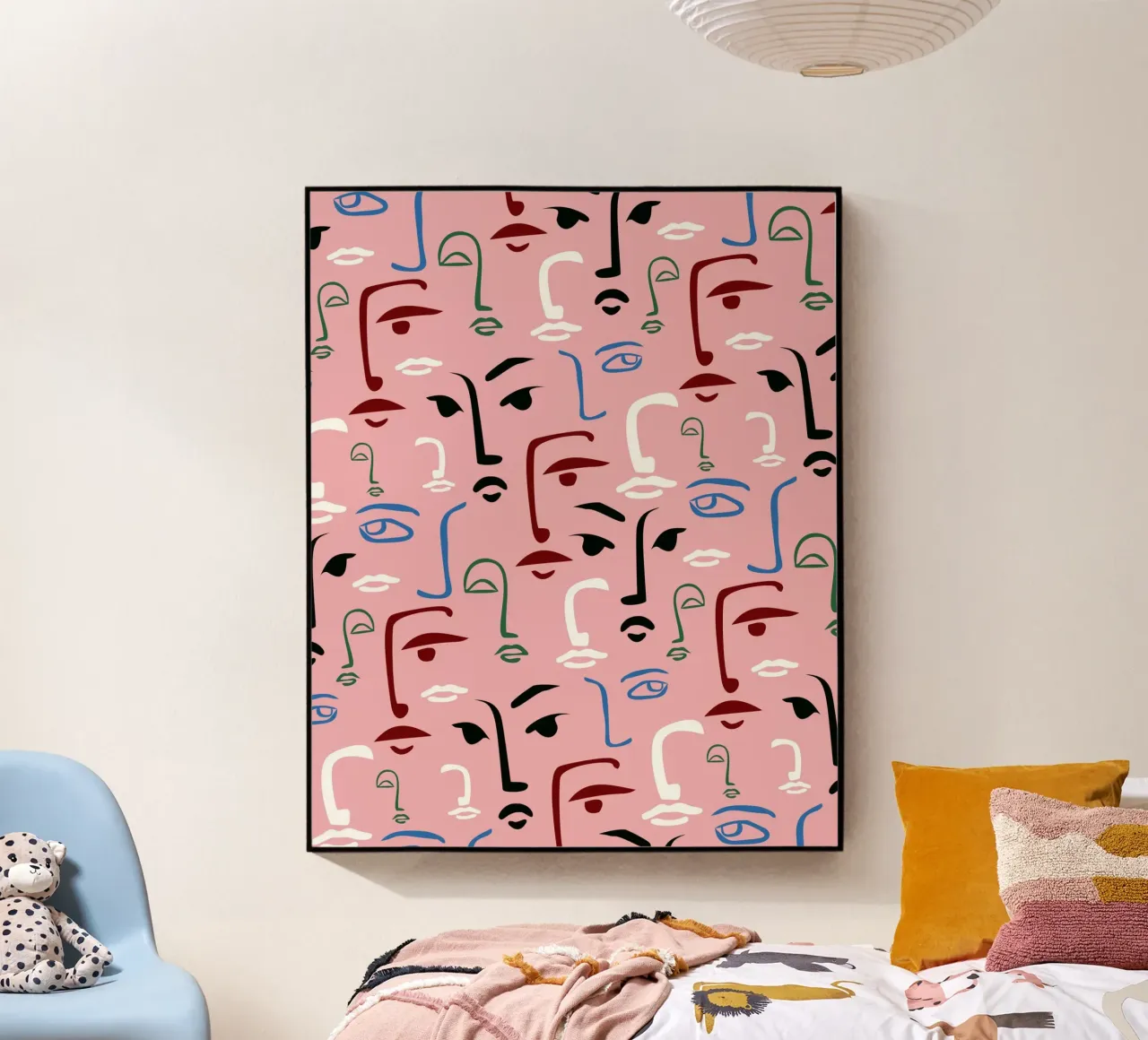 Volti monocromatici plexiglass da Kintsugi99