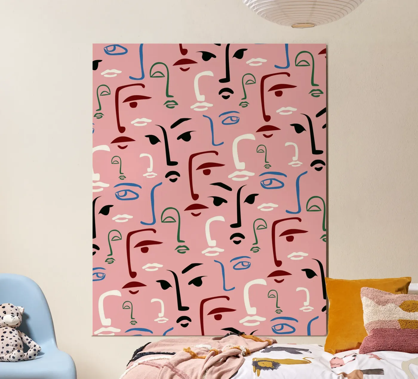 Volti monocromatici poster da Kintsugi99