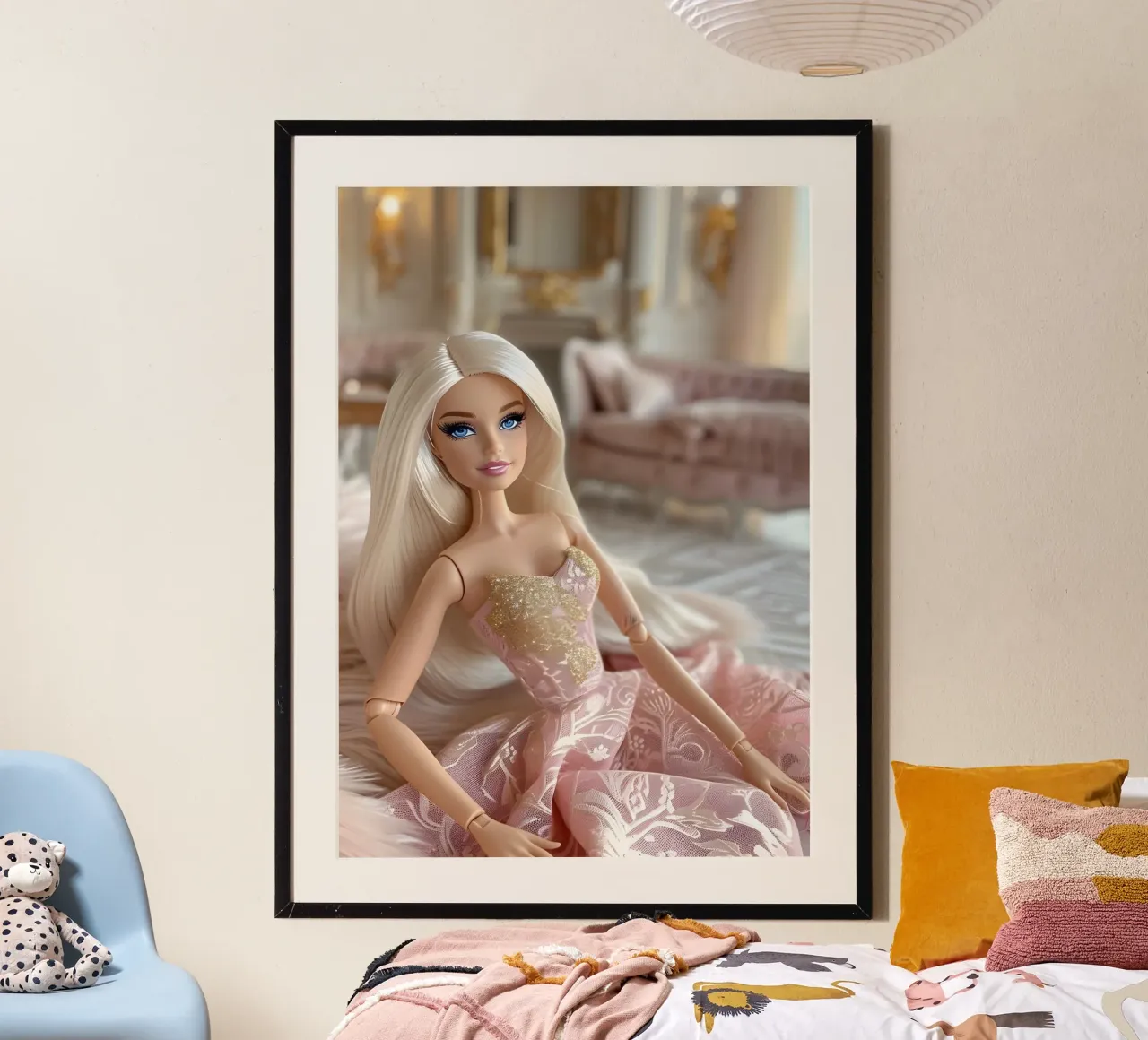 Vintage Barbie Happy Holiday Retro Glamour Pop Art poster da NorwesClub