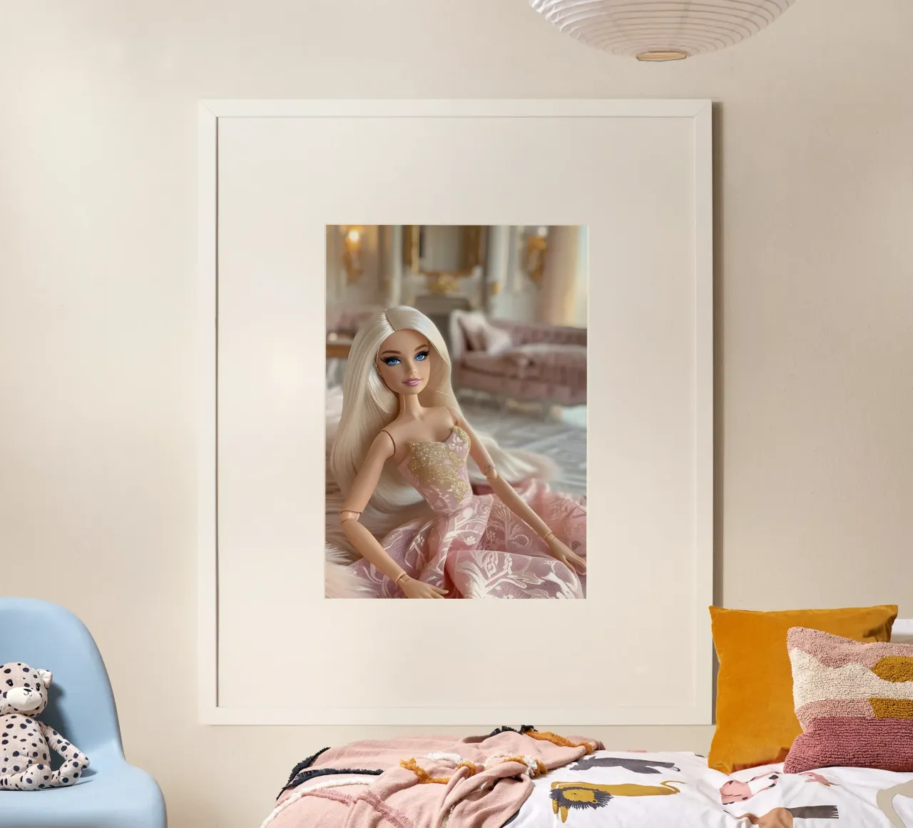 Vintage Barbie Happy Holiday Retro Glamour Pop Art poster da NorwesClub