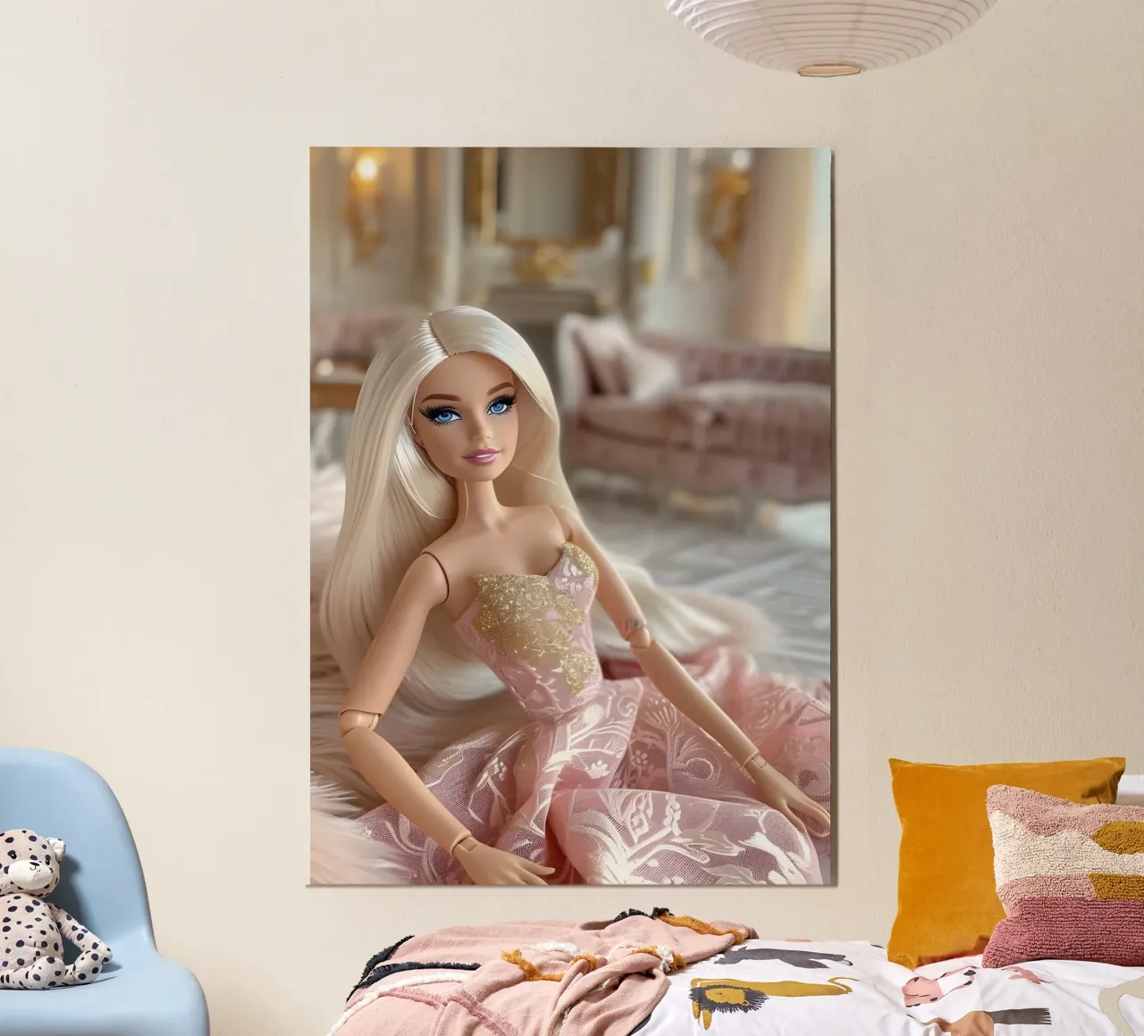 Vintage Barbie Happy Holiday Retro Glamour Pop Art poster da NorwesClub