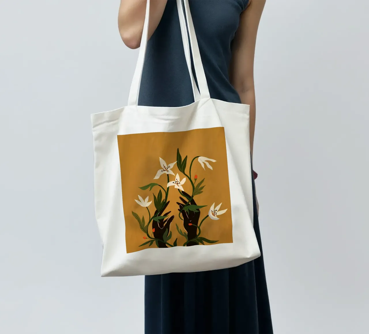Tangled borsa in juta da Arty Guava