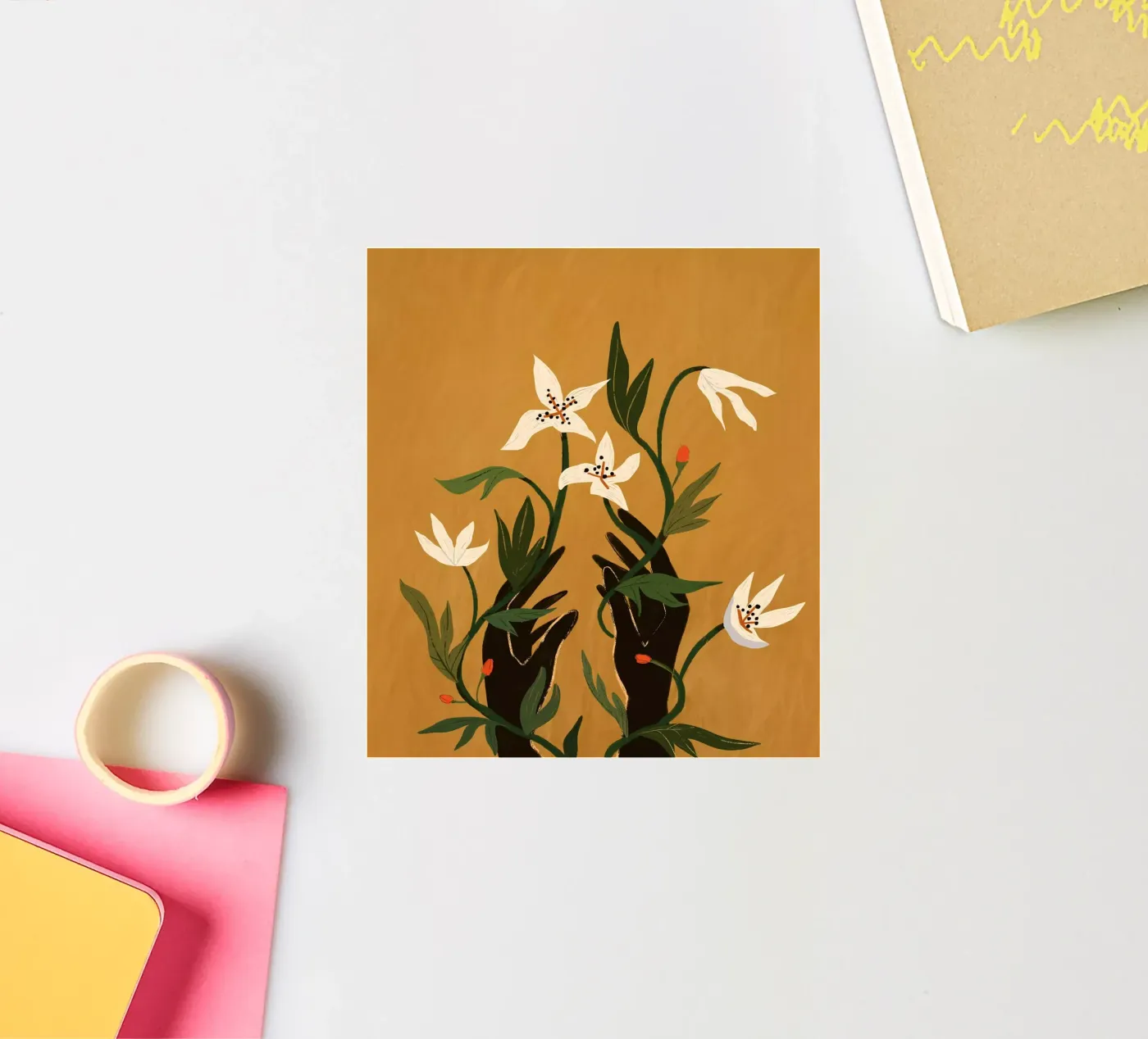 Tangled sticker van Arty Guava