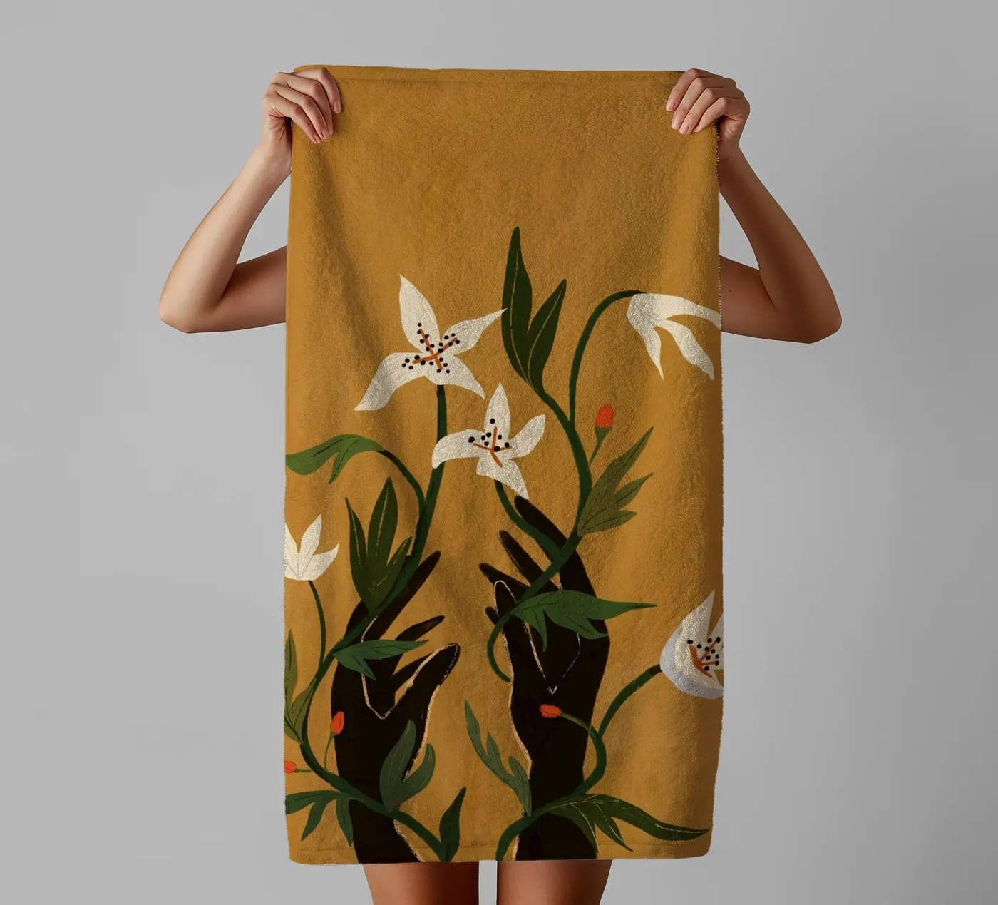 Tangled towel by Arty Guava