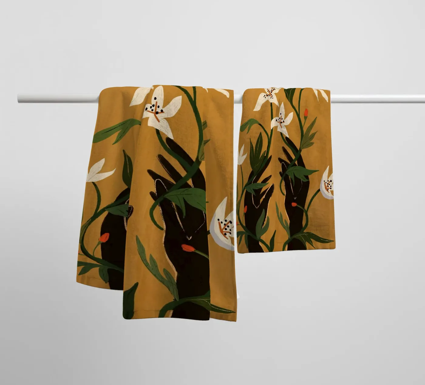 Tangled towel by Arty Guava