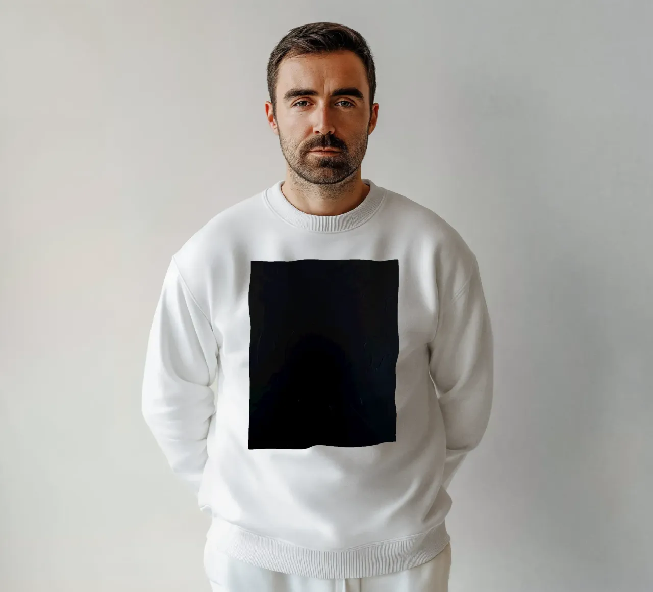 Dark textured surface with subtle variations in hues sweatshirt by DesignDoodle