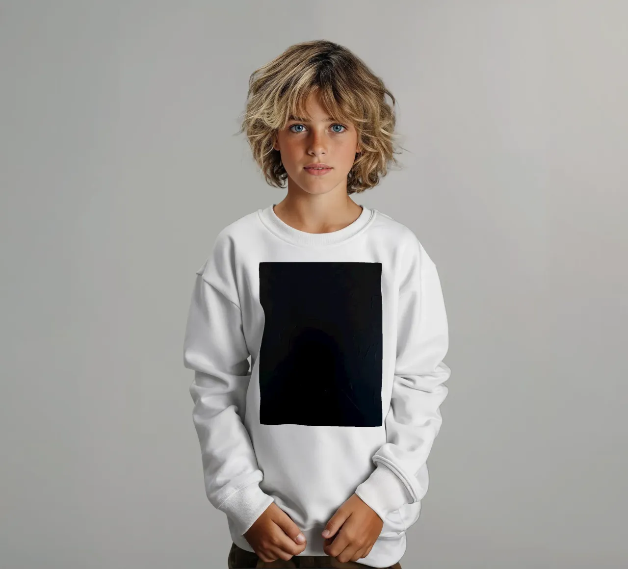 Surface texturée foncée avec de subtiles variations de teintes sweat enfant de DesignDoodle