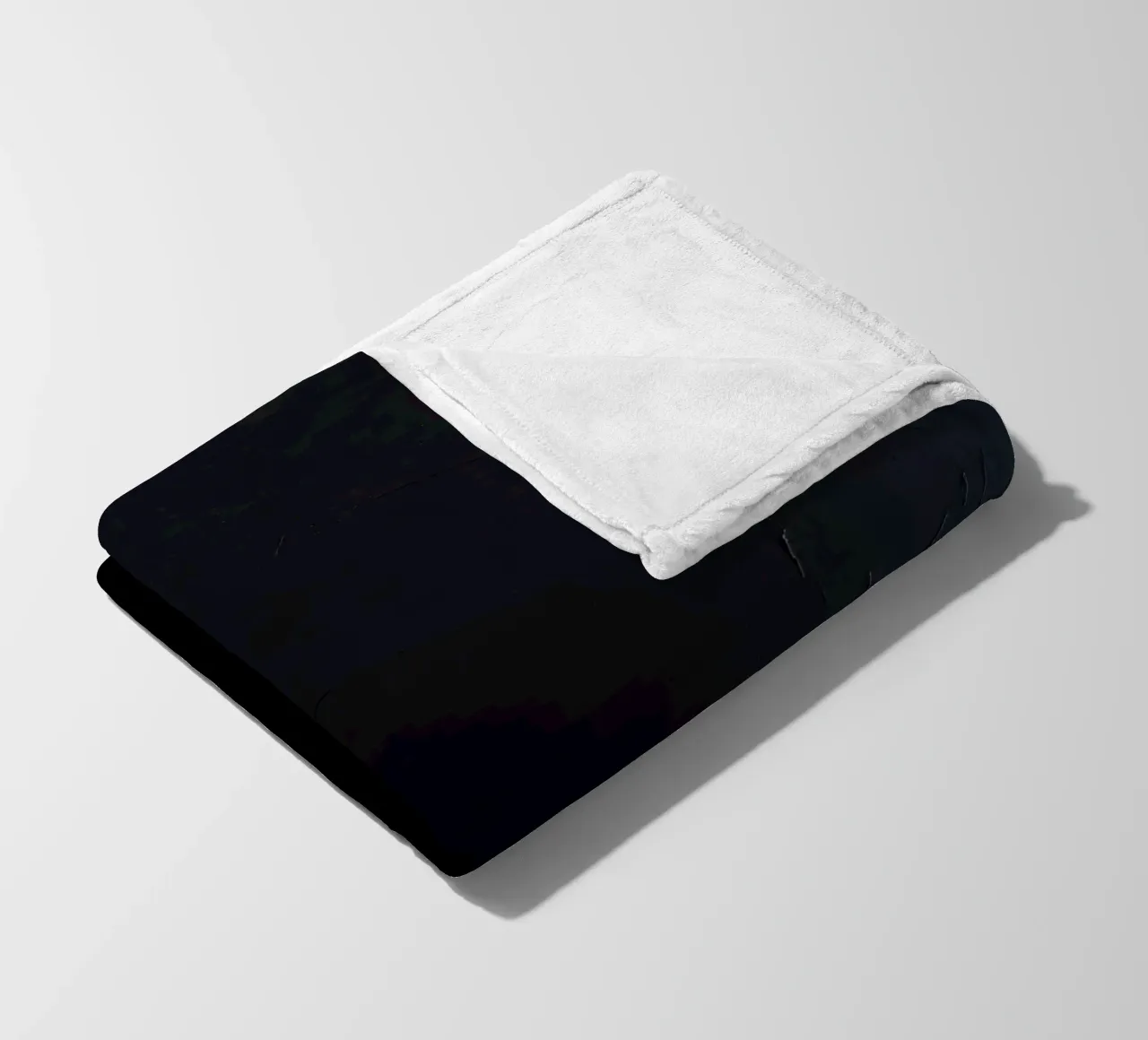 Dark textured surface with subtle variations in hues fleece blanket by DesignDoodle