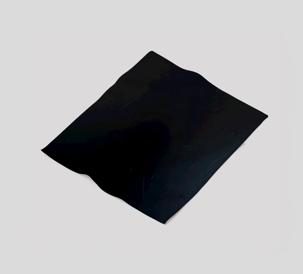 Dark textured surface with subtle variations in hues fleece blanket by DesignDoodle