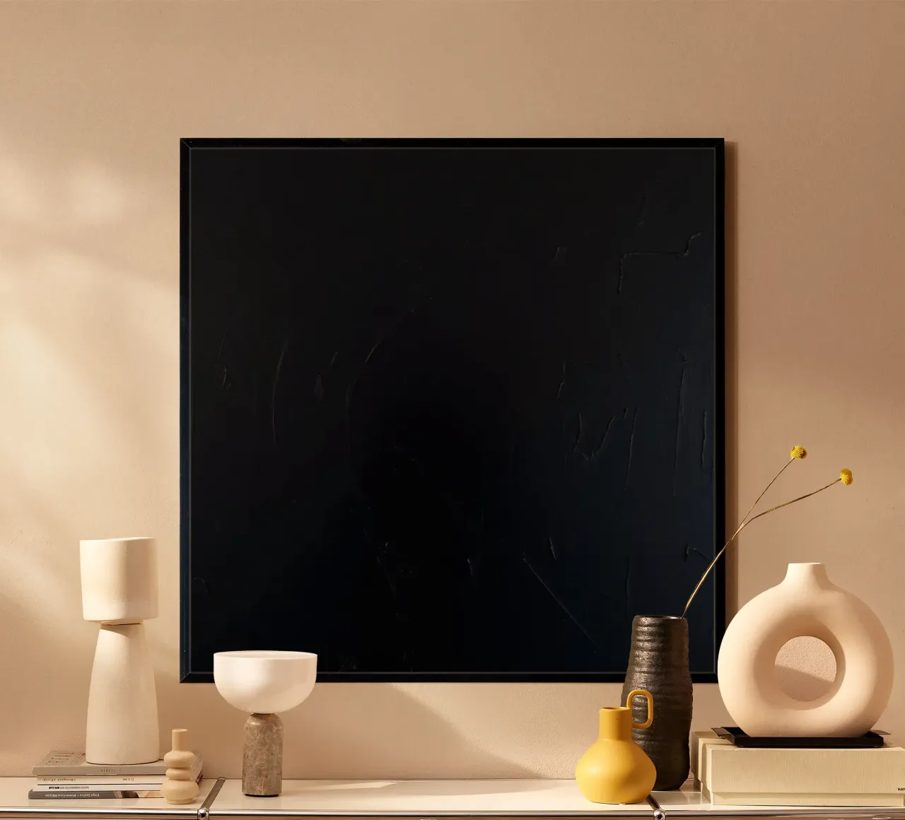 Dark textured surface with subtle variations in hues hahnemühle by DesignDoodle