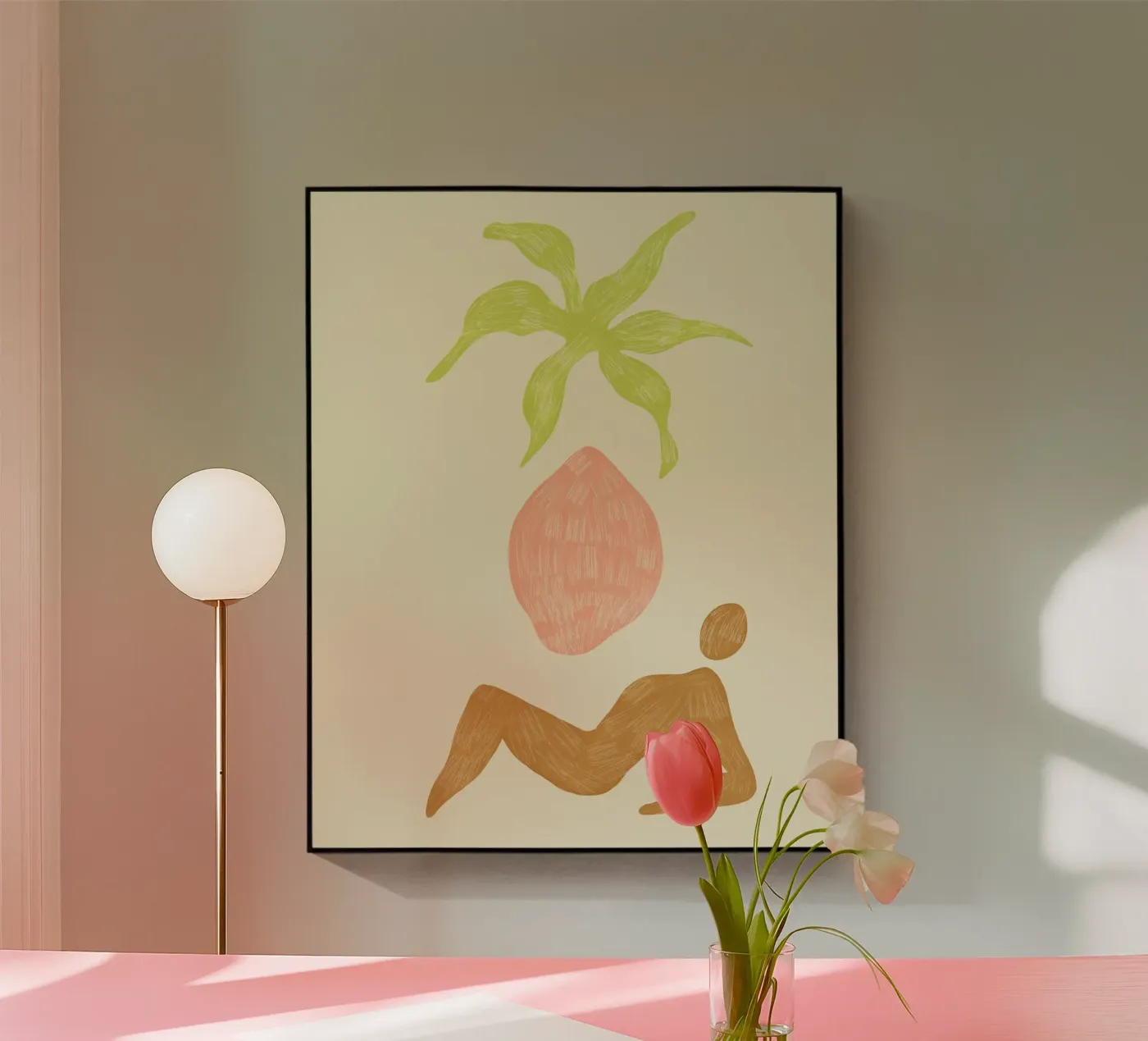 Summer Abstract Acryl-Glas von Arty Guava