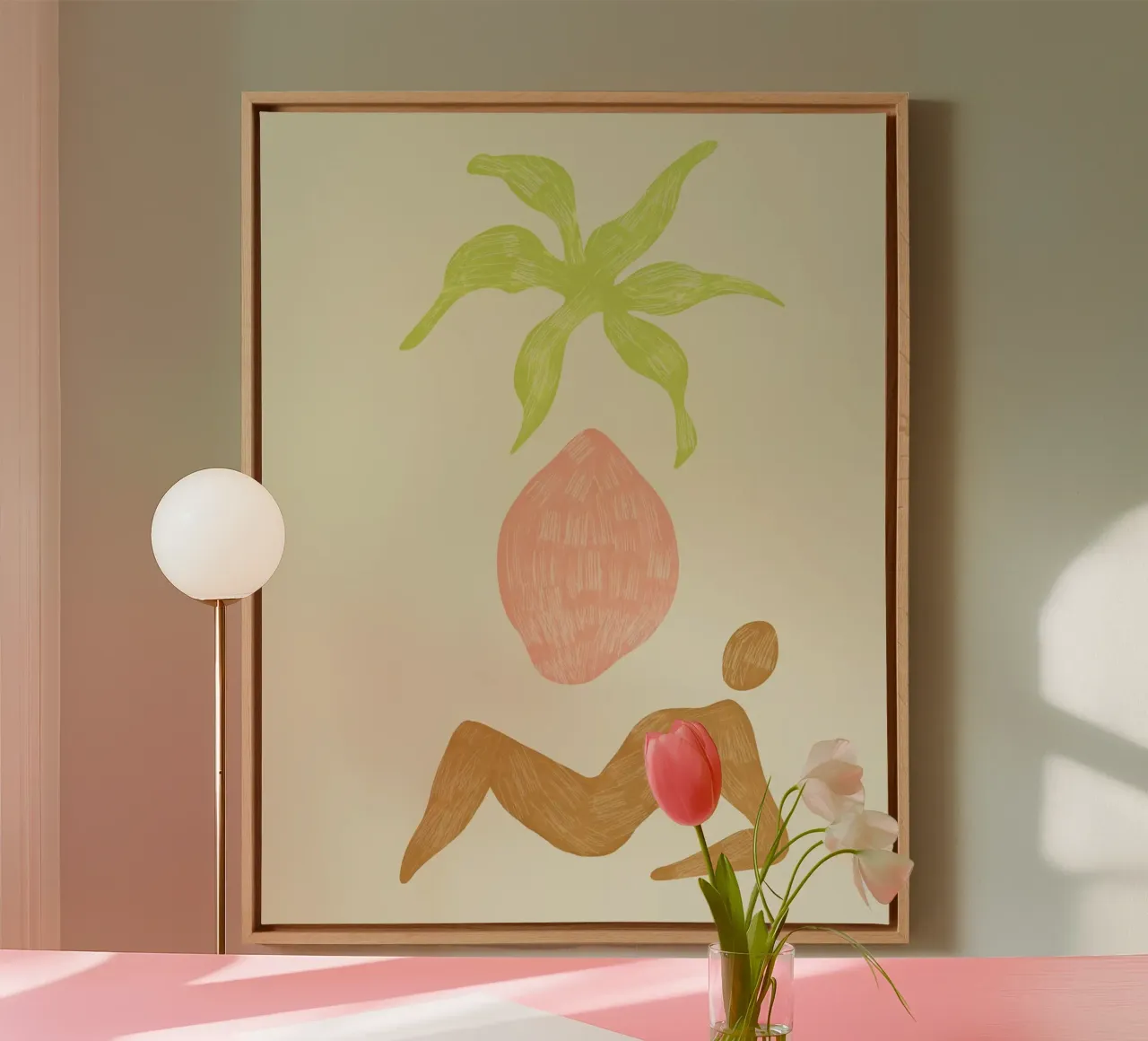 Summer Abstract canvas by Arty Guava