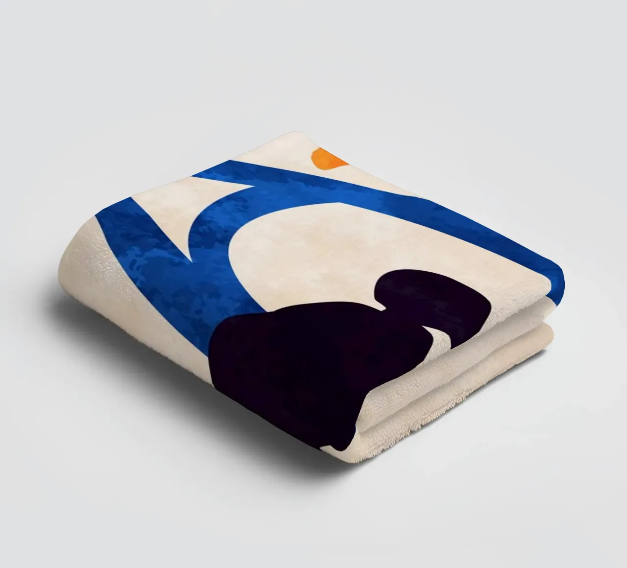 Eye of Silence, Rays of Hope towel by Kintsugi99