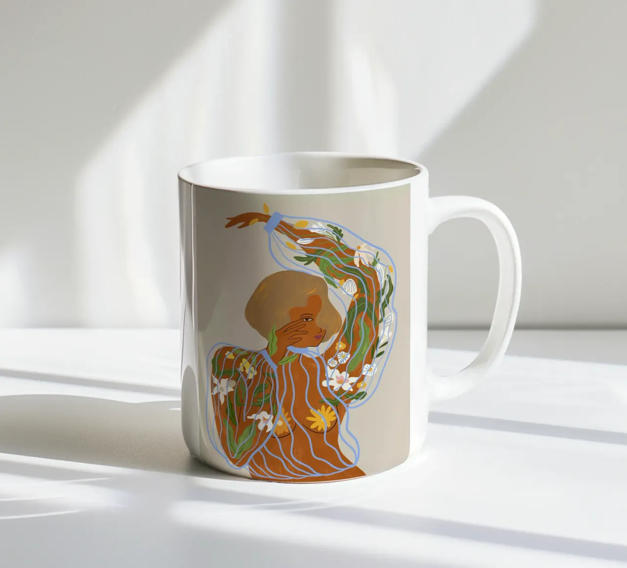 Nurture & Grow tazza in ceramica da Arty Guava