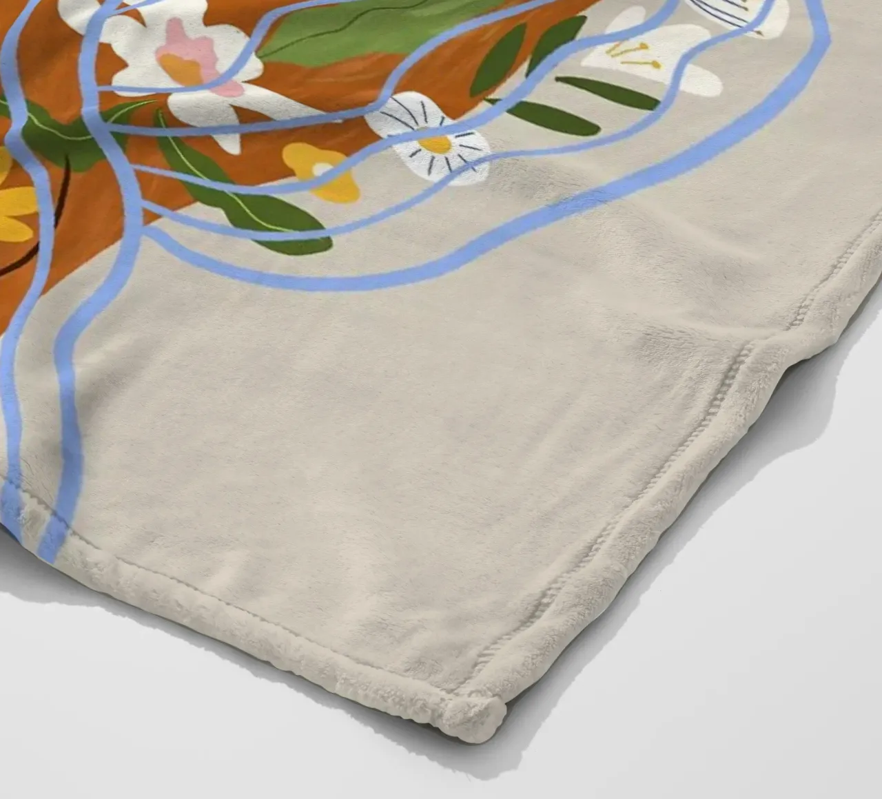 Nurture & Grow fleece blanket by Arty Guava