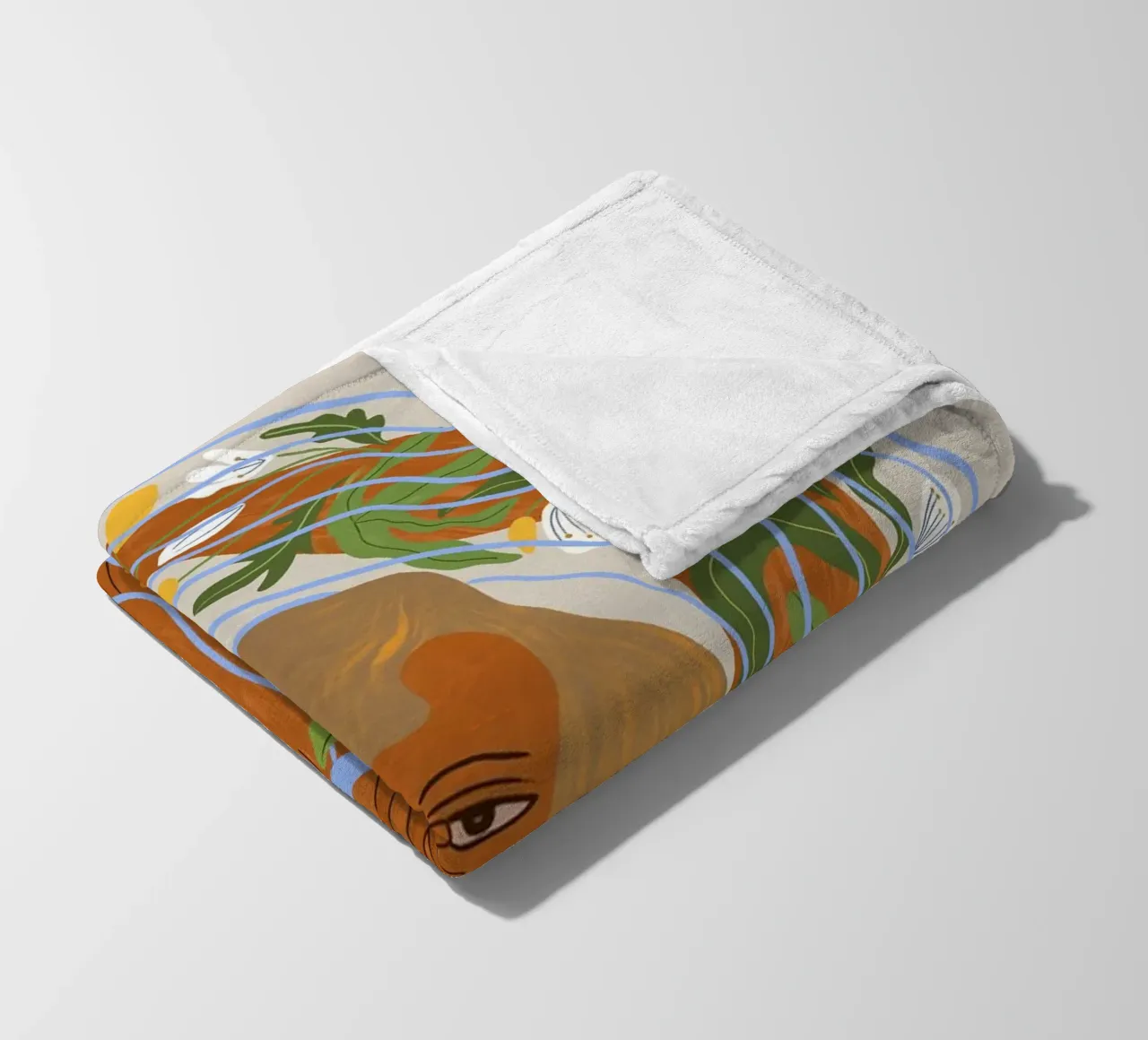 Nurture & Grow fleece blanket by Arty Guava