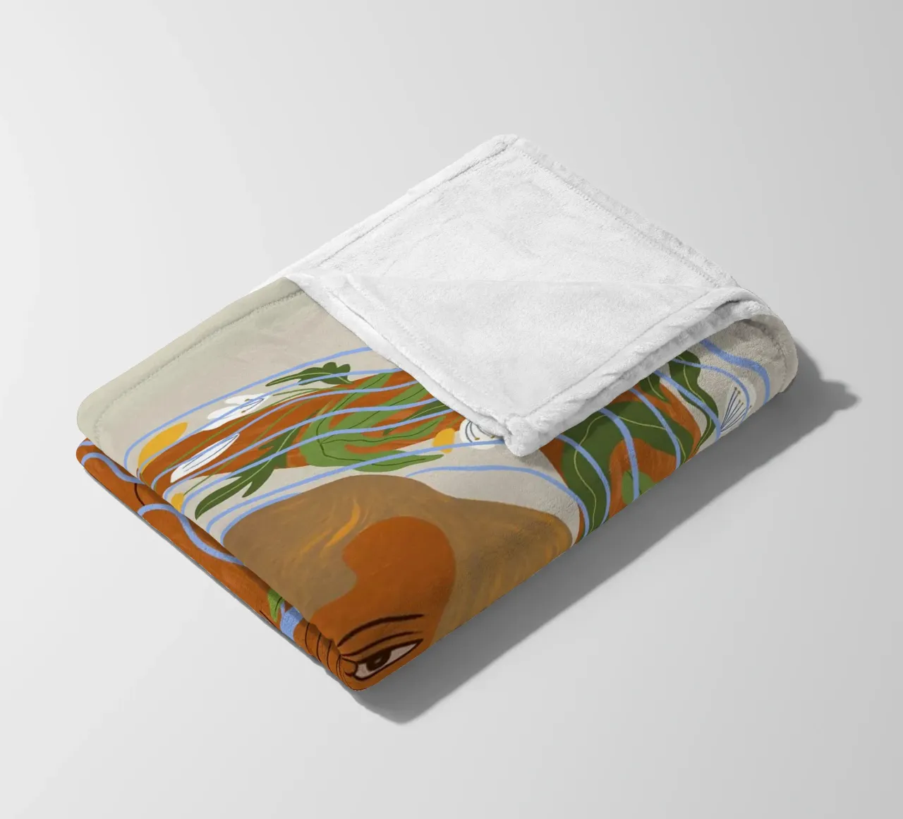 Nurture & Grow fleece blanket by Arty Guava