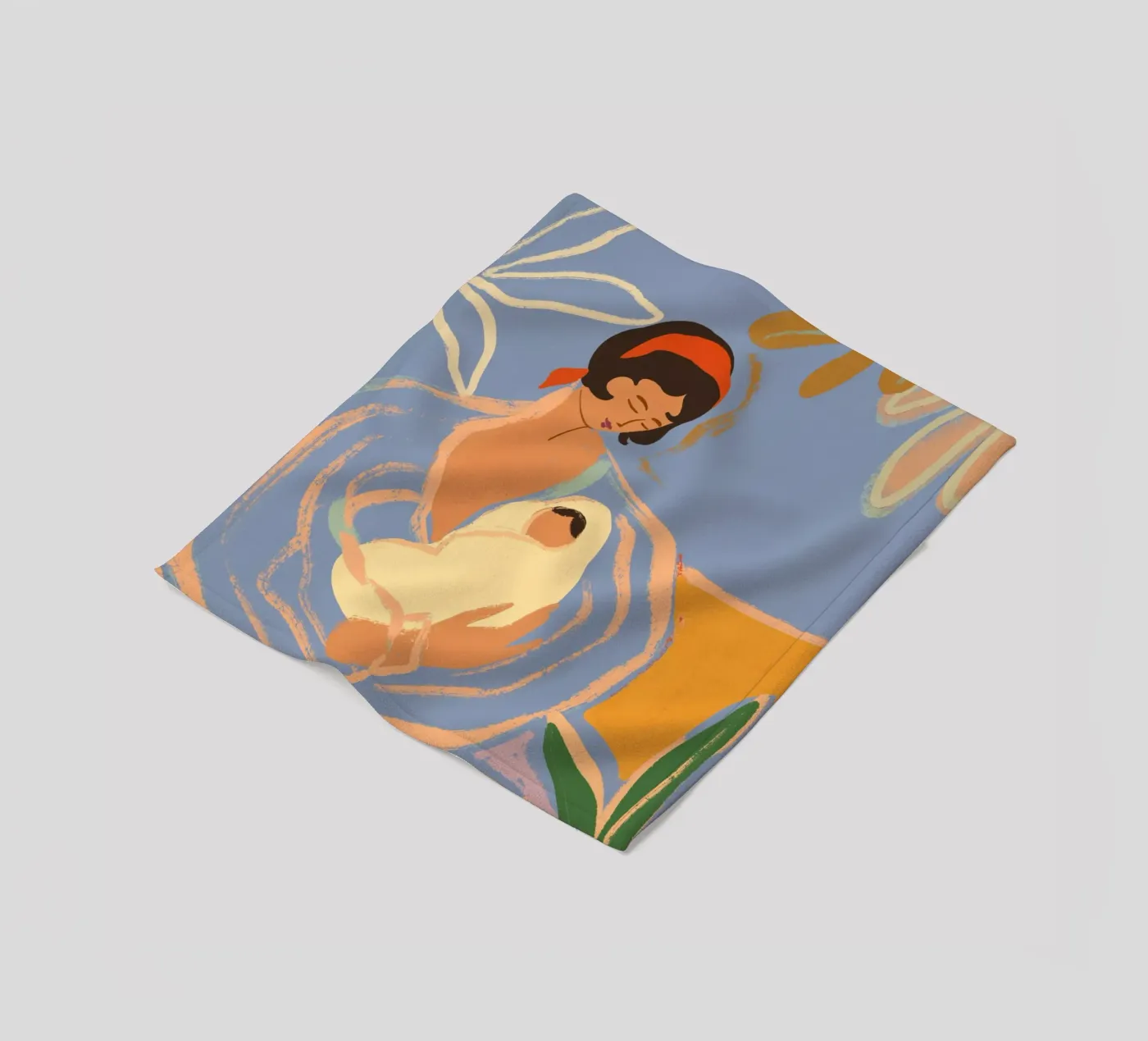 Mama Fleecedecke von Arty Guava