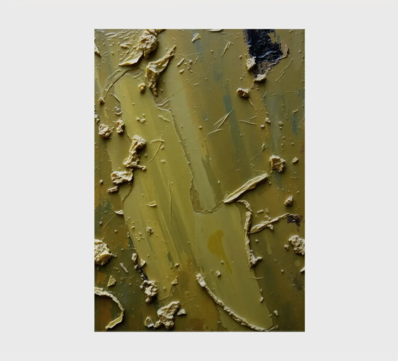 Unique abstract painting featuring textured surface notebook by DesignDoodle