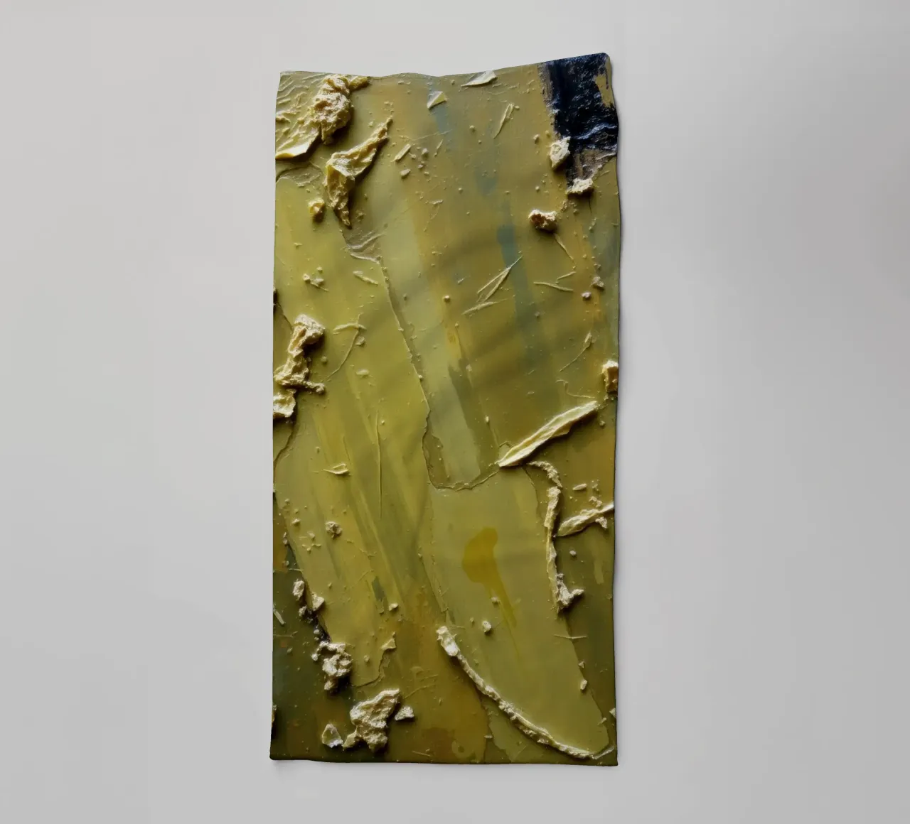 Einzigartiges abstraktes Gemälde mit strukturierter Oberfläche Handtuch von DesignDoodle