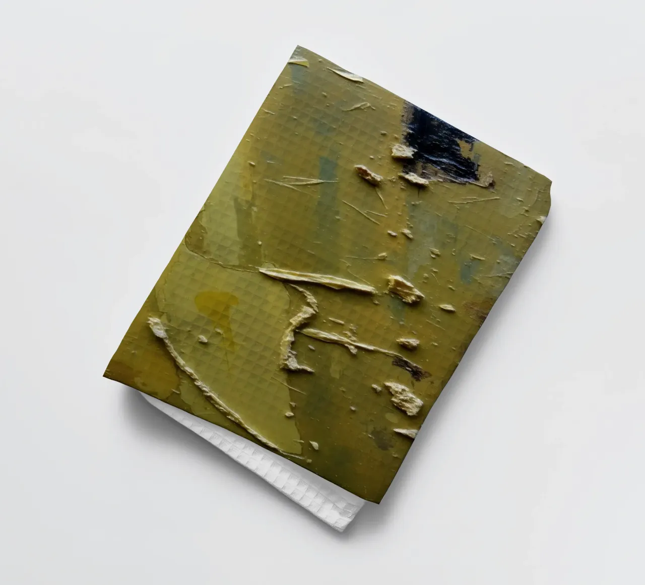 Peinture abstraite unique présentant une surface texturée torchon de DesignDoodle