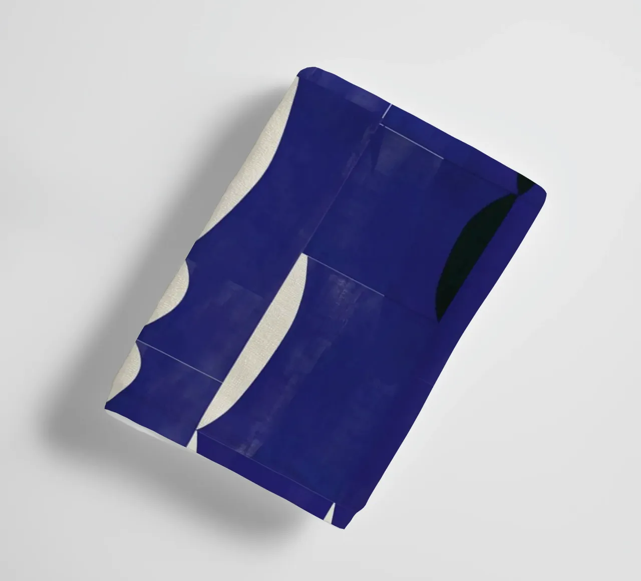 Ultramarijn concaaf badhanddoek van Little Dean