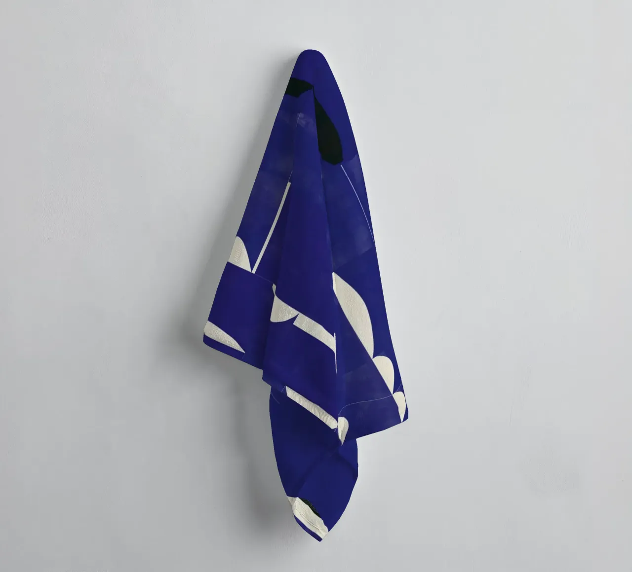 Ultramarijn concaaf badhanddoek van Little Dean