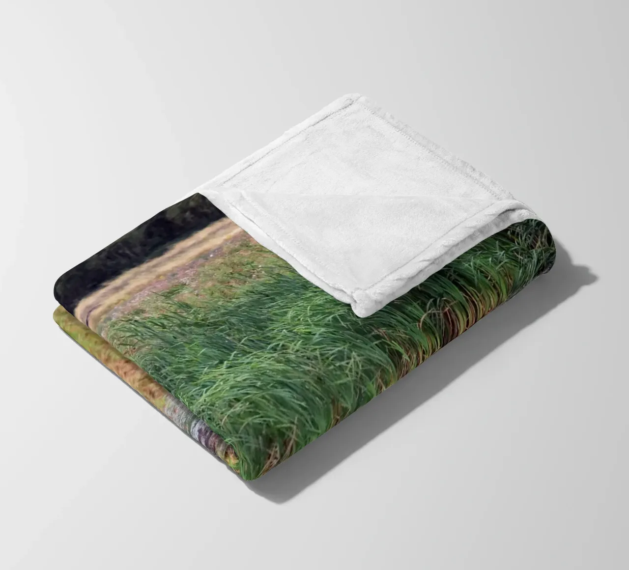 Paesaggio umido con canne e anatre coperta in pile da Jack C Photography
