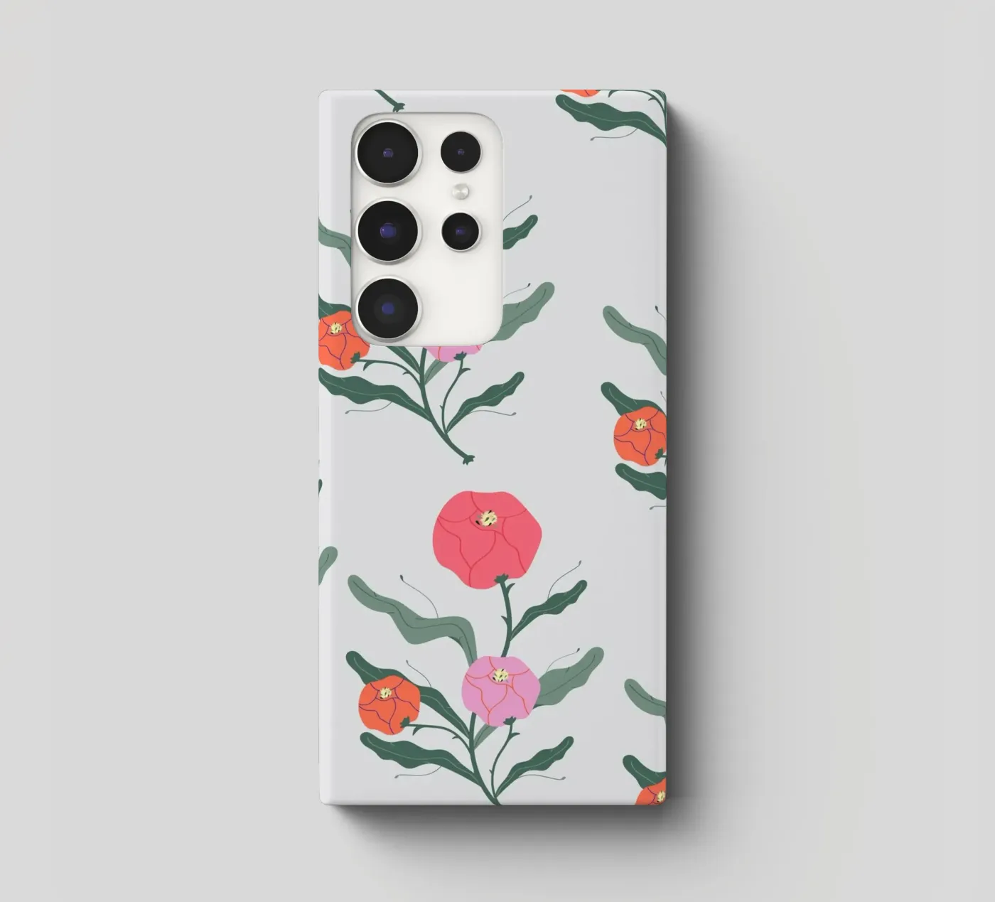 Poeony Pattern cover samsung da Silvie Illustration
