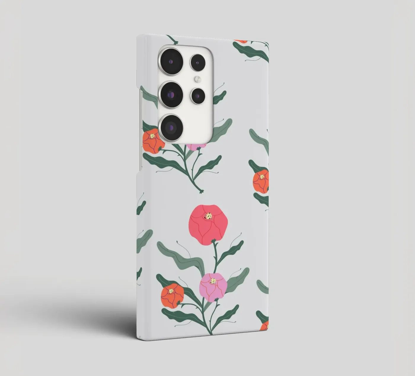 Poeony Pattern cover samsung da Silvie Illustration