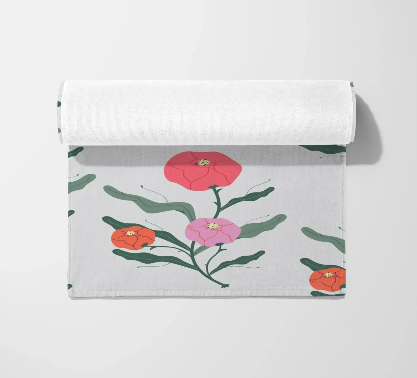 Poeony Pattern serviette de plage de Silvie Illustration