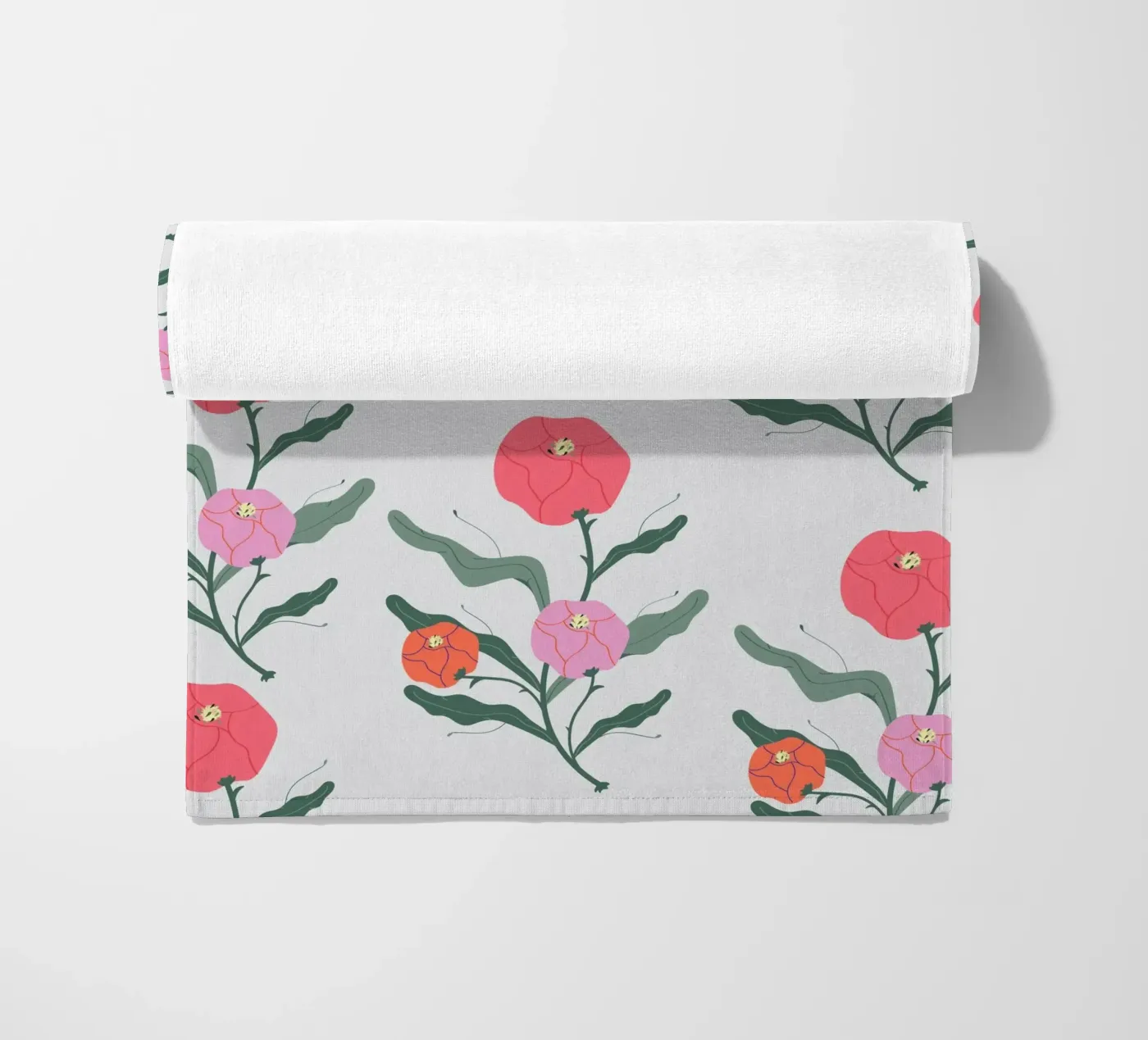 Poeony Pattern serviette de plage de Silvie Illustration