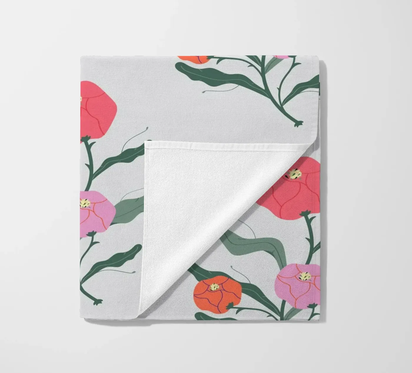 Poeony Pattern serviette de plage de Silvie Illustration