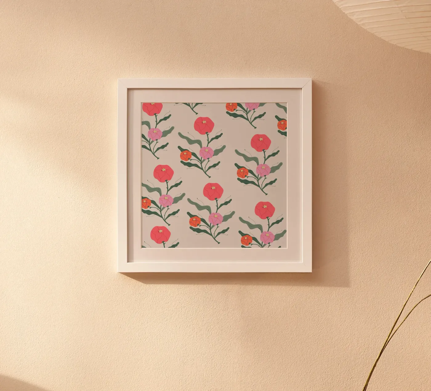 Poeony Pattern poster de Silvie Illustration