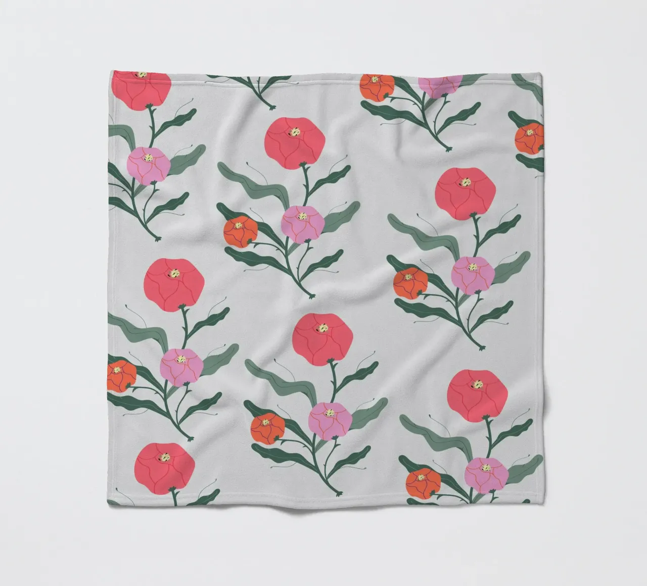 Poeony Pattern coperta in pile da Silvie Illustration