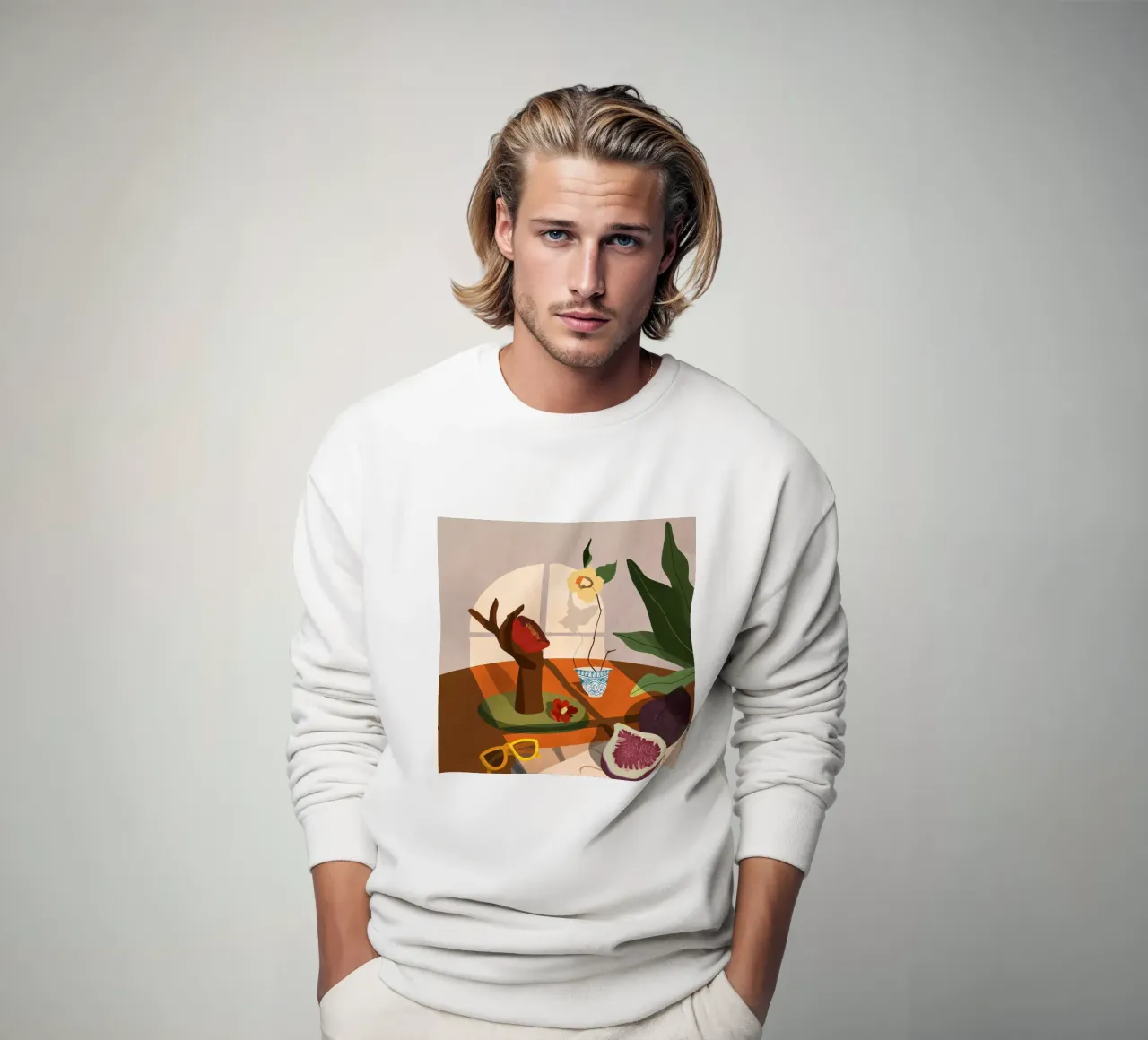 Fig & Camelia felpa da Arty Guava