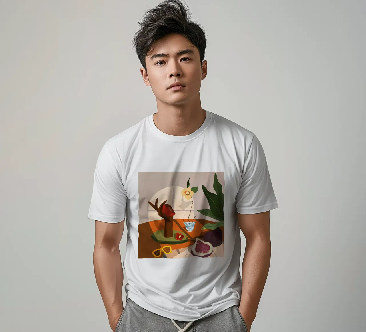 Fig & Camelia t-shirt da Arty Guava